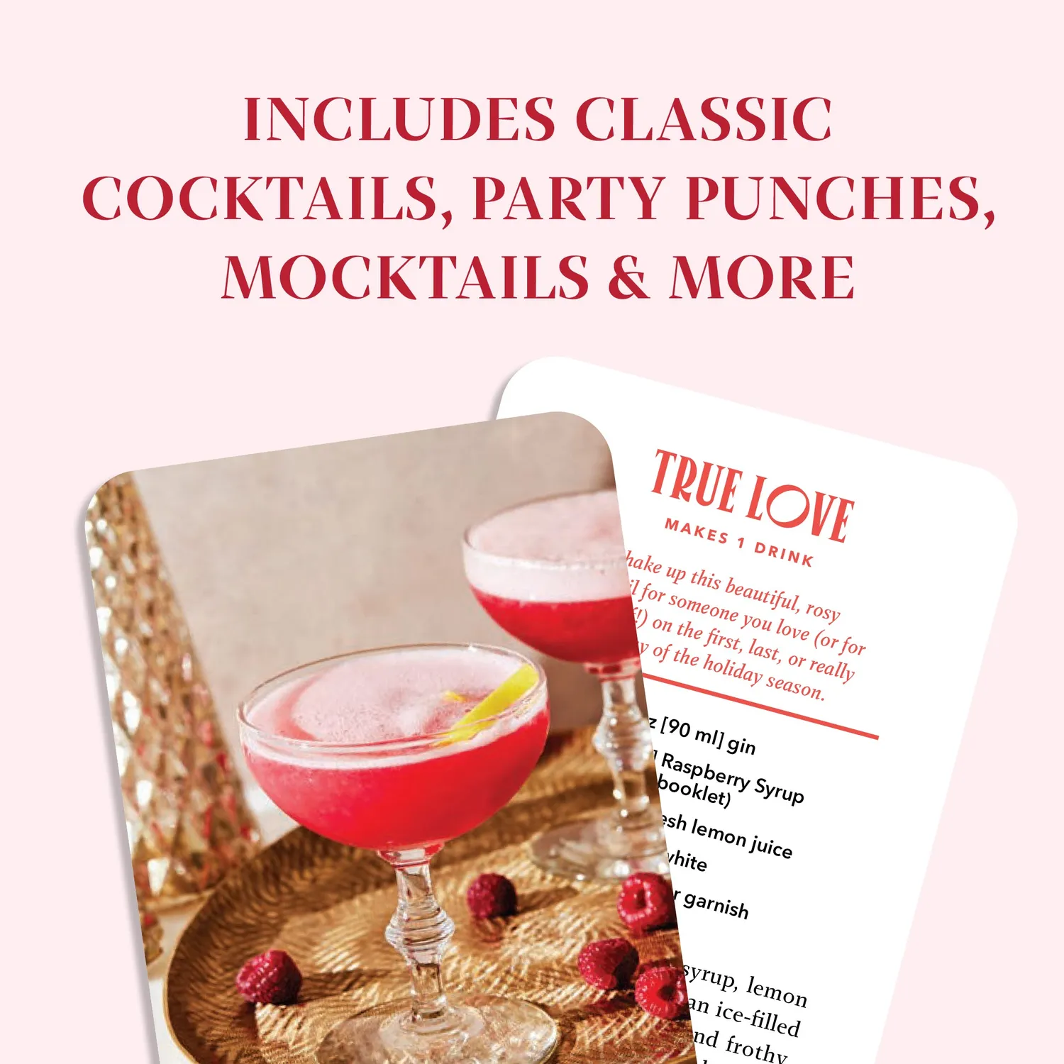 Games Room Very Merry Cocktails receptkort jul 50-pack