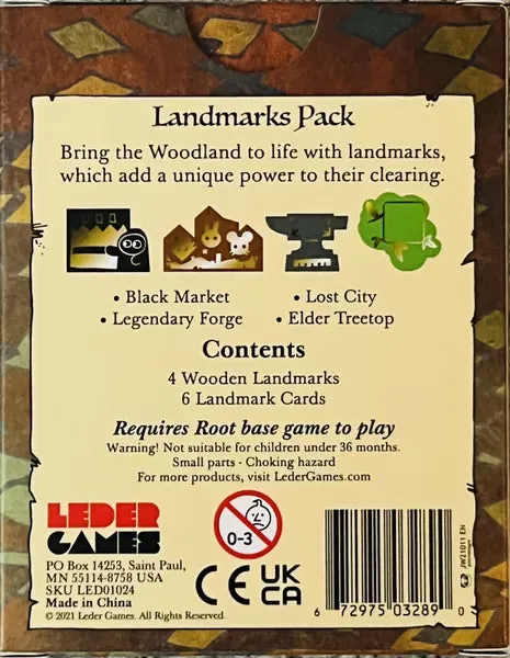Dragon's Lair Root Landmark Pack expansion 4 träfigurer