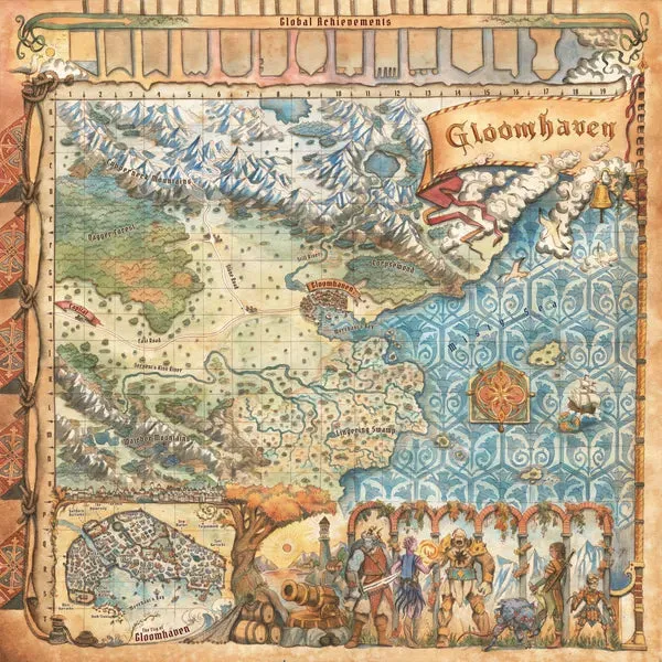 Gloomhaven Second Edition brädspel 1-4 spelare kampanj