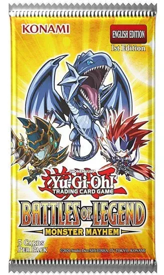 Yu-Gi-Oh! Battle of Legends Monster Mayhem booster 5 kort