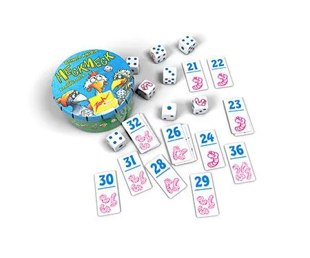 Dragon's Lair Heckmeck Mini tärningsspel klackdosa 2-7 spel