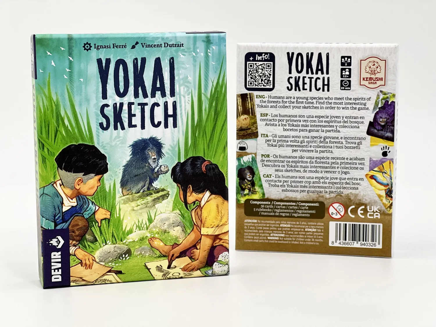 Kosmos Yokai Sketch kortspel skogsväsen