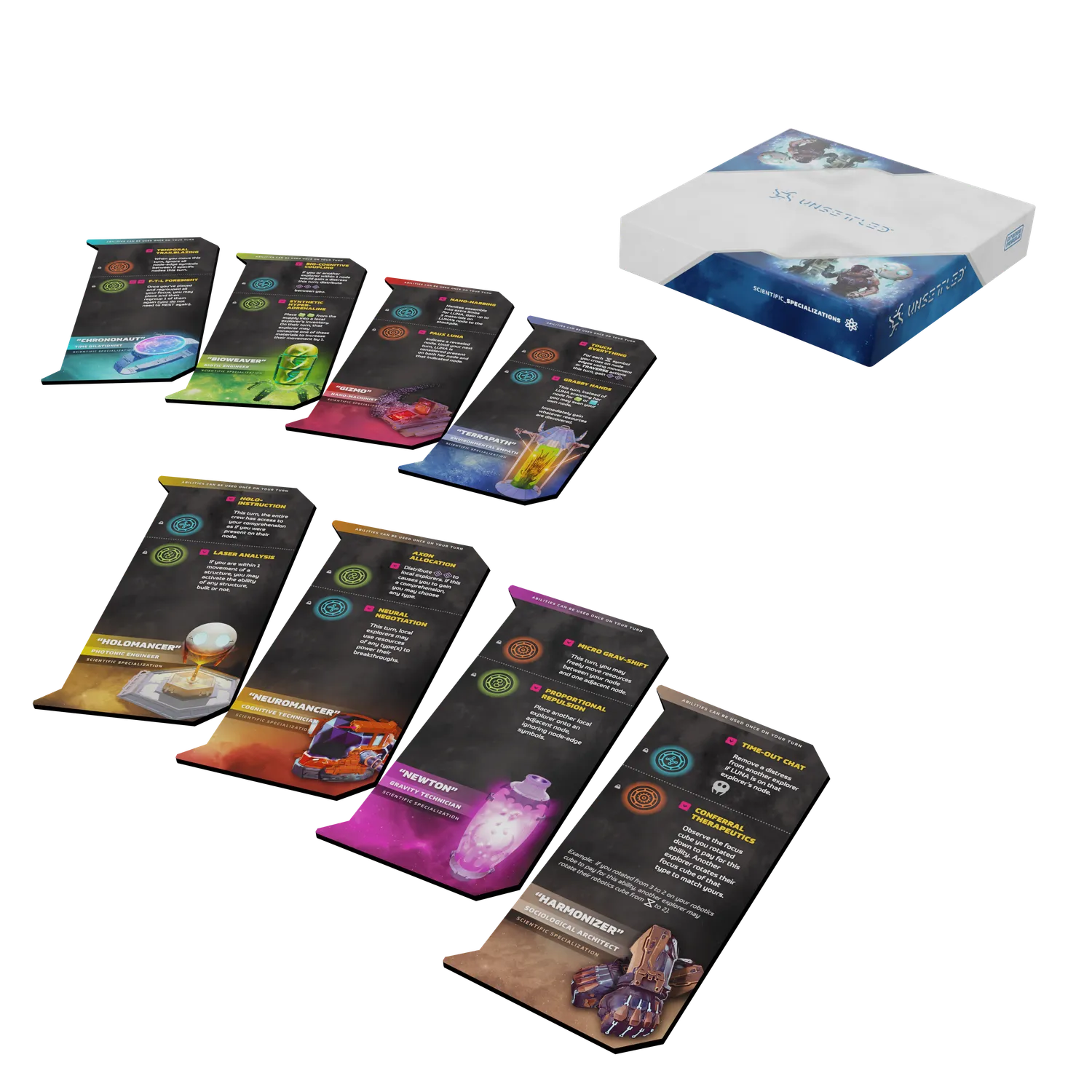 Orange Nebula Unsettled Scientific Specializations expansion 8 dashboards