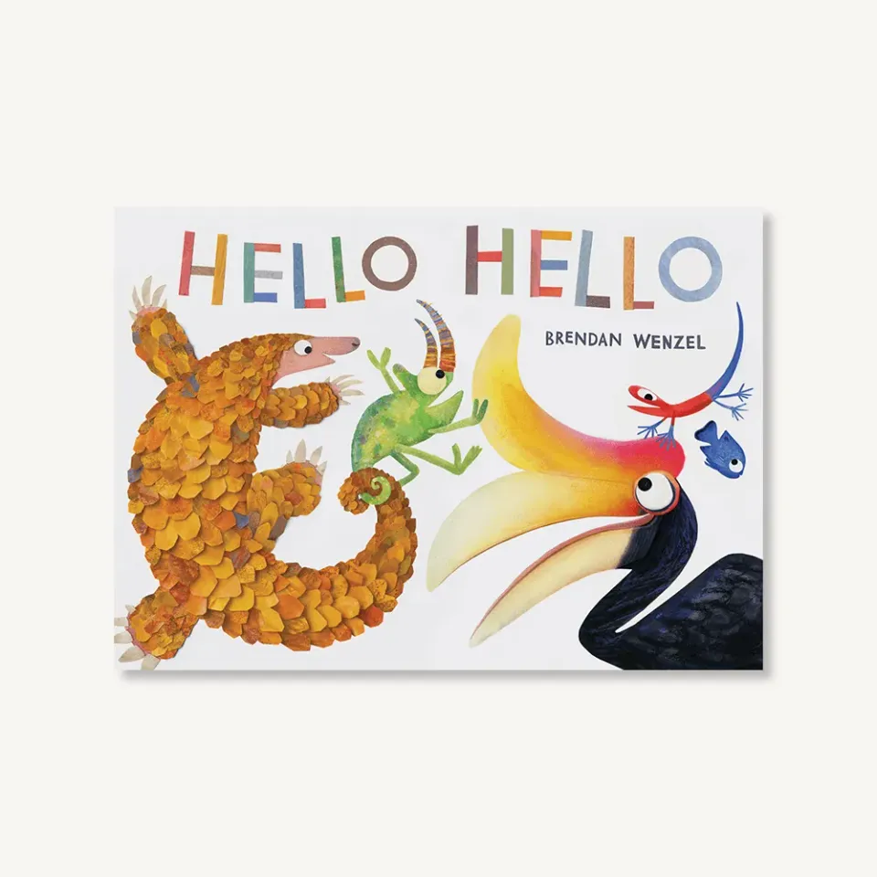 Games Room Hello Hello bilderbok engelska – djur och färger