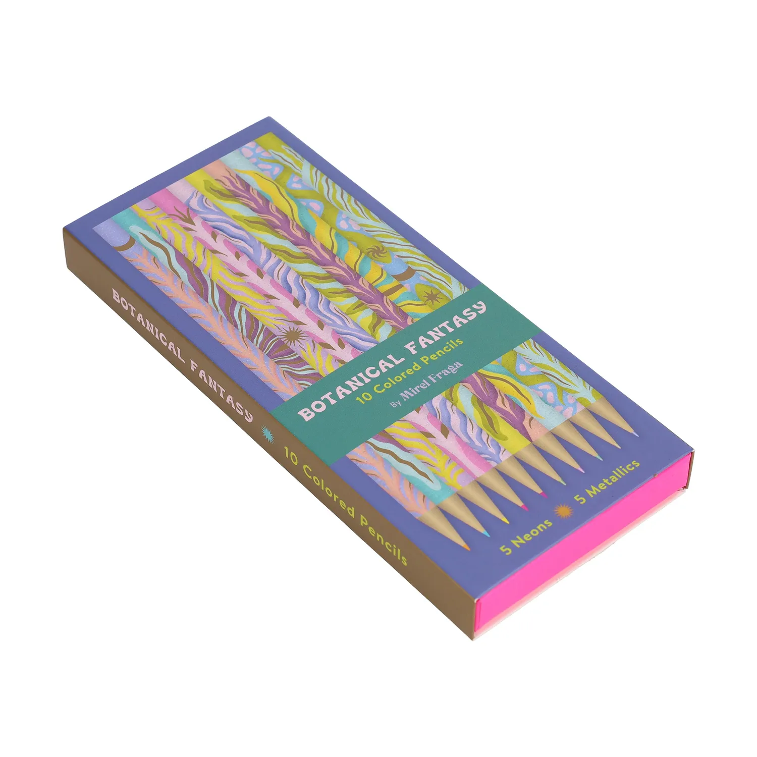 Games Room Botanical Fantasy färgpennor 10-pack neon