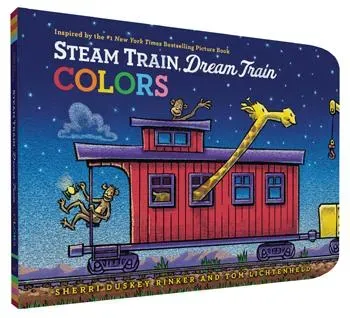 Games Room Steam Train Dream Train färger board book