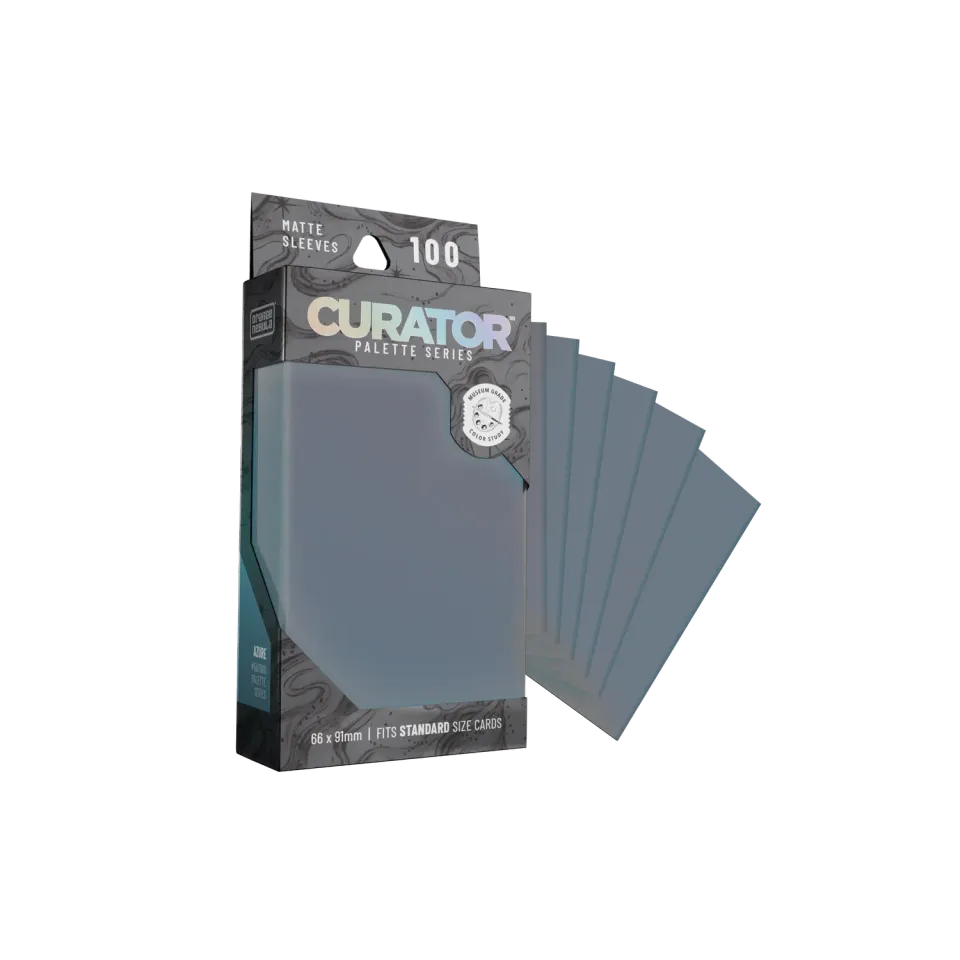 Orange Nebula Curator Palette Azure sleeves 100-pack standard