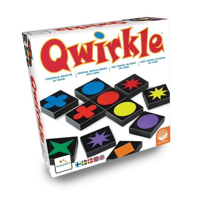 Qwirkle Nordic sällskapsspel 2–4 spelare trä