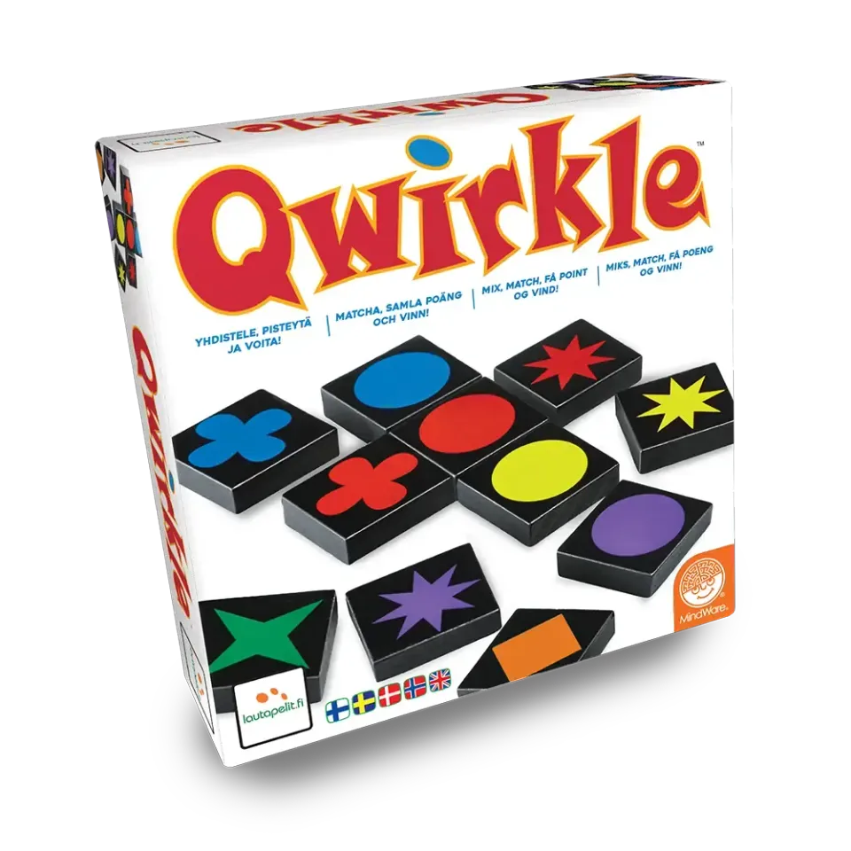 Qwirkle Nordic sällskapsspel 2–4 spelare trä