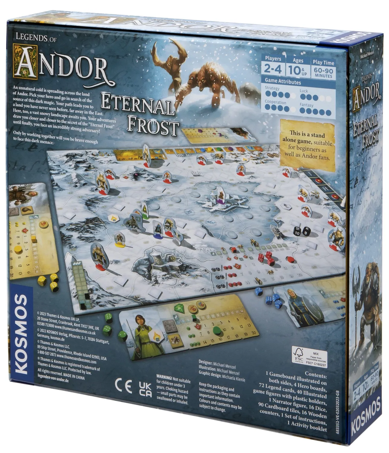 Kosmos Legends of Andor Eternal Frost strategispel familj