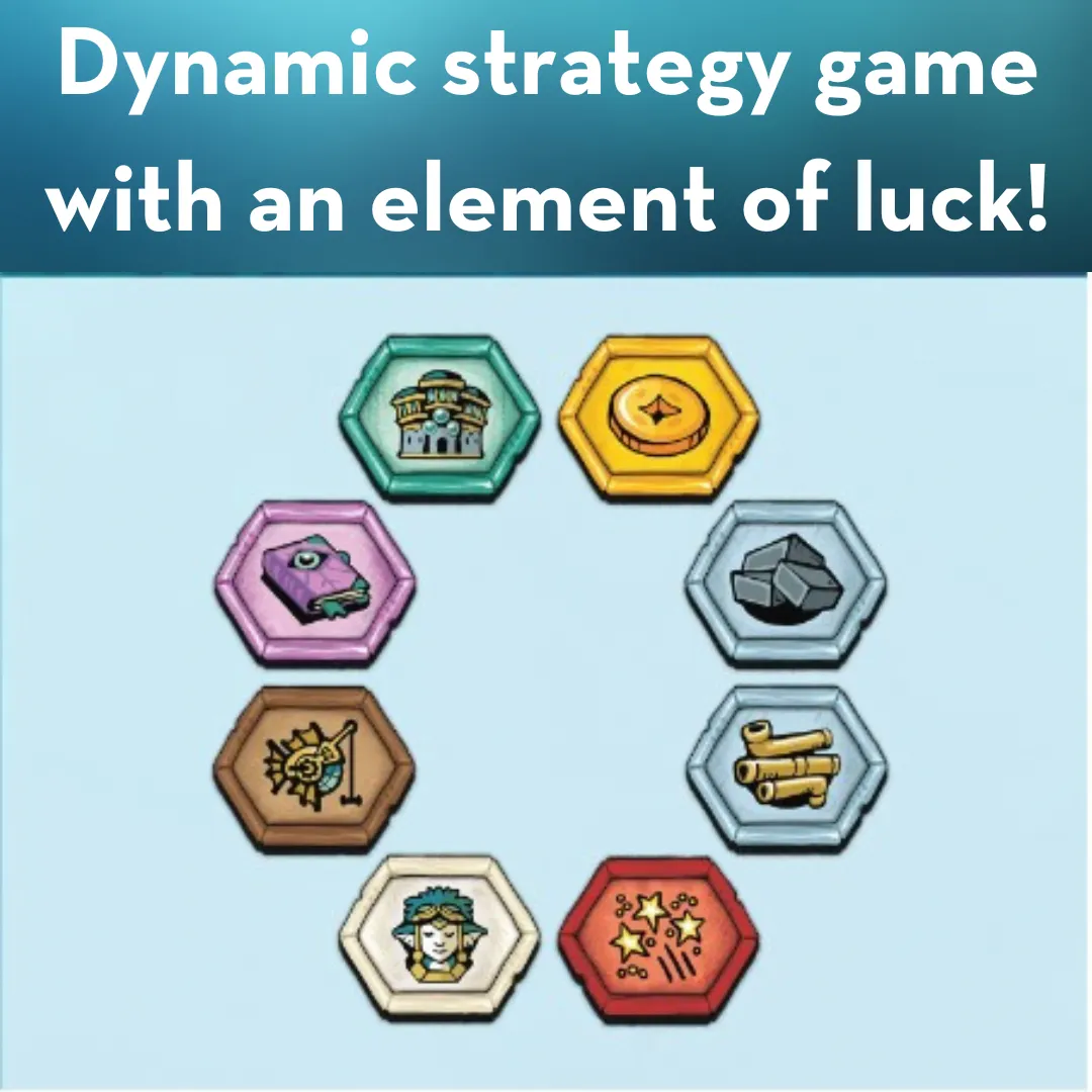 Kosmos Games Pacifica brädspel strategi 2 spelare