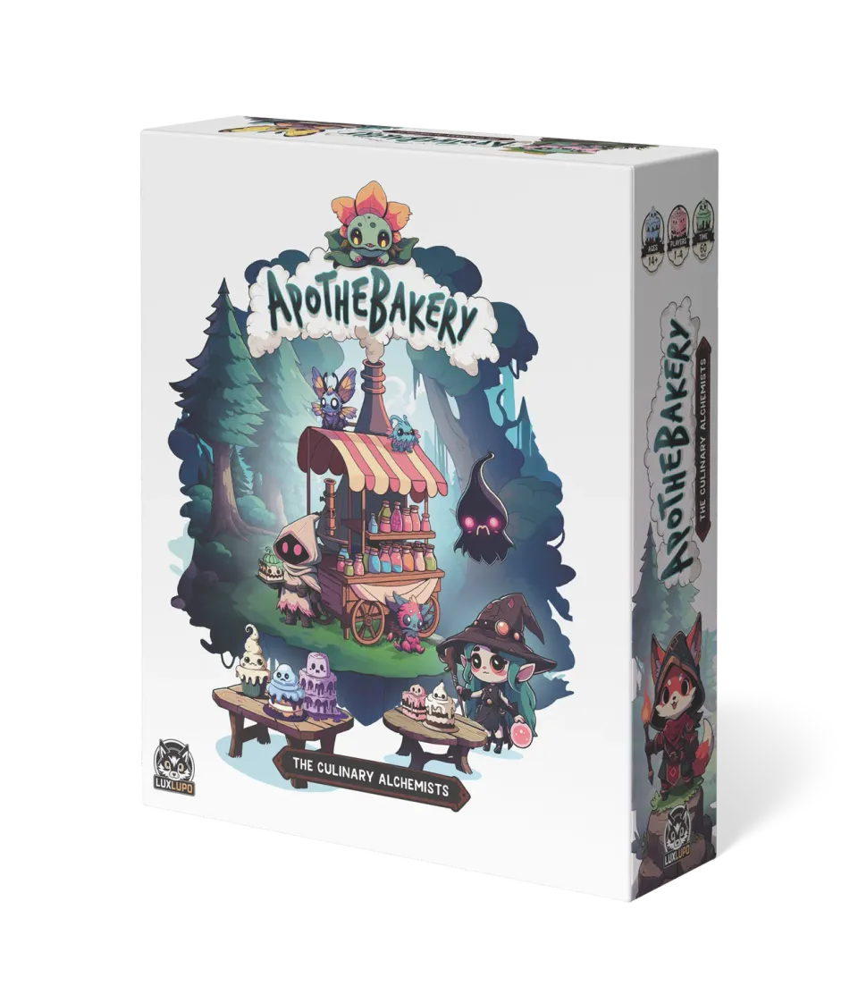 Lux Lupo Apothebakery Culinary Alchemists Deluxe brädspel strategi