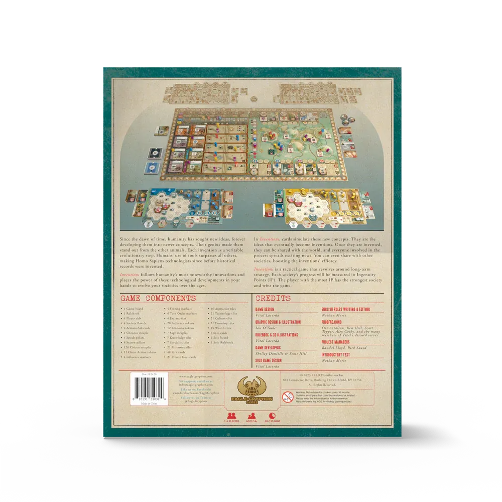 Dragon's Lair Inventions Evolution of Ideas brädspel strategi