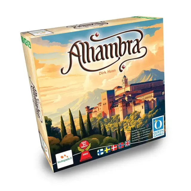 Dragon's Lair Alhambra brädspel nordisk utgåva strategi