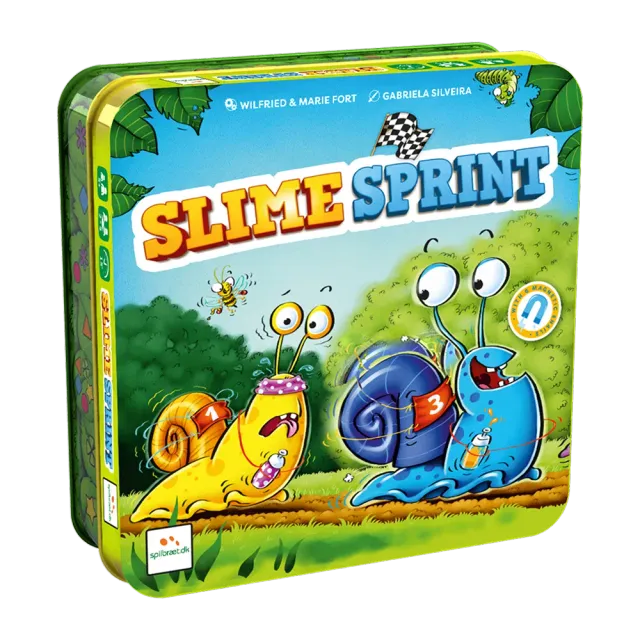 Slime Sprint barnspel svenska regler tärning