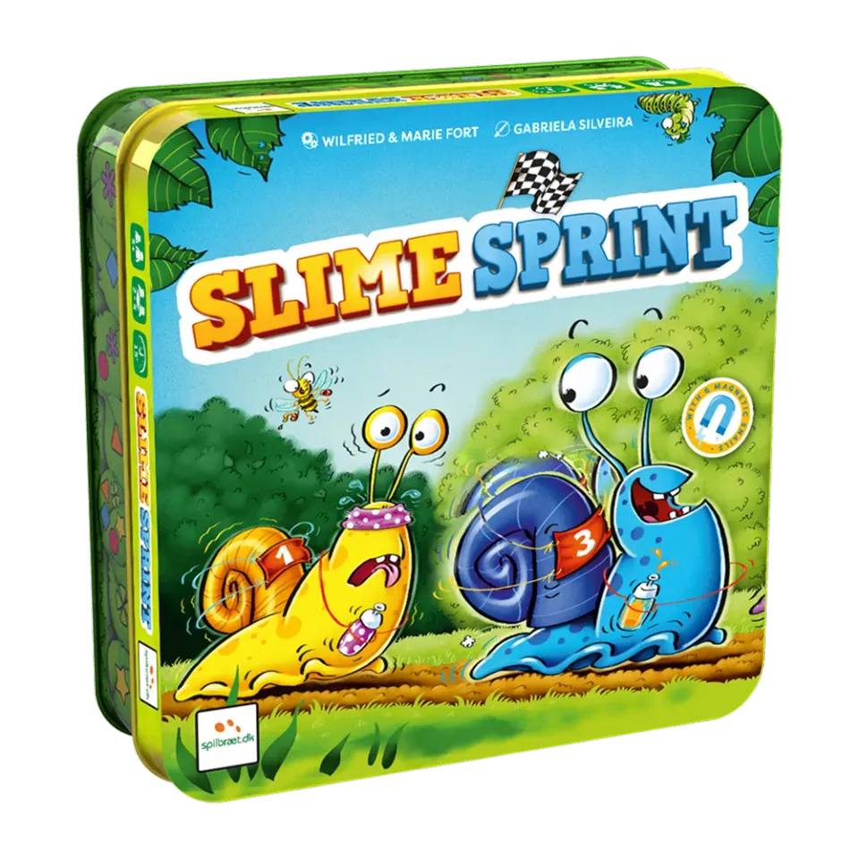 Slime Sprint barnspel svenska regler tärning