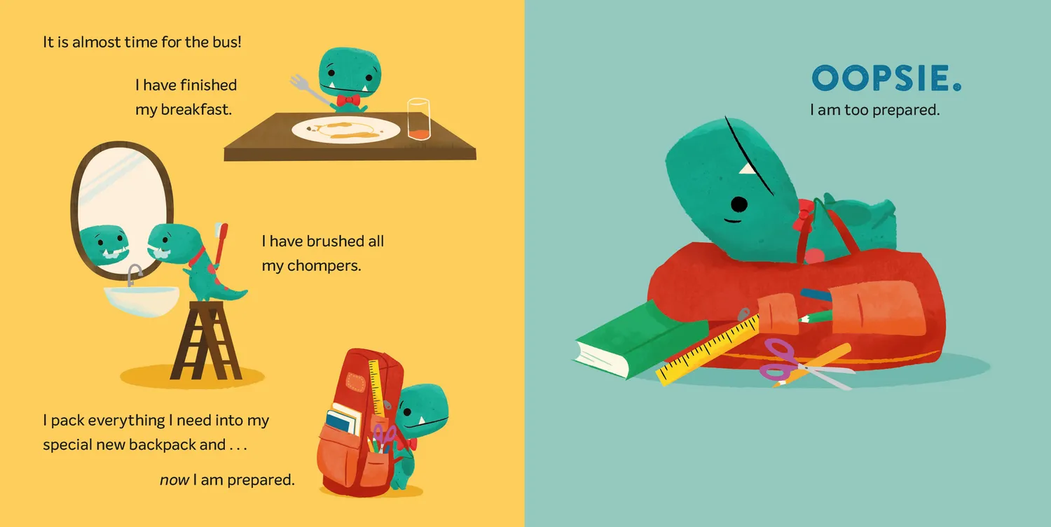 Games Room Tiny T. Rex First-Day Oopsies bilderbok