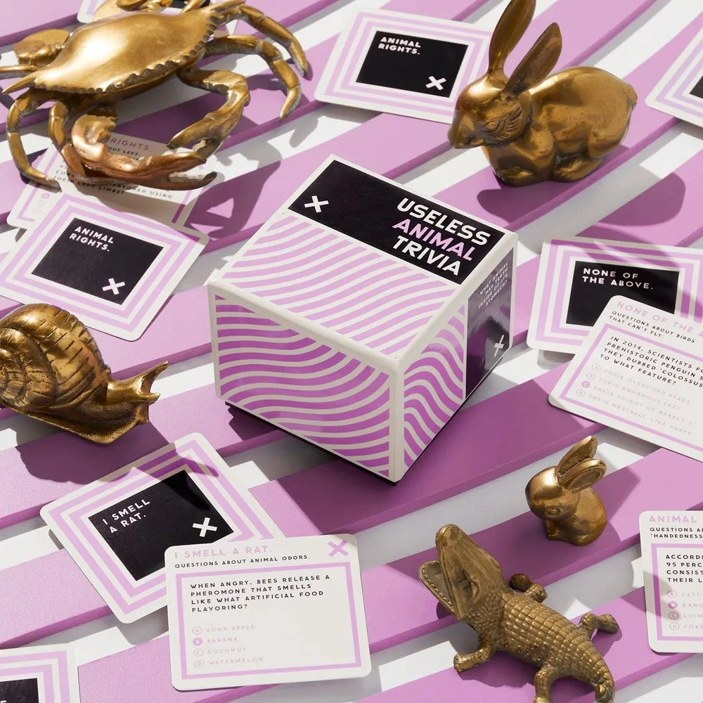 Dragon's Lair Useless Animal Trivia frågespel 200 kort djur