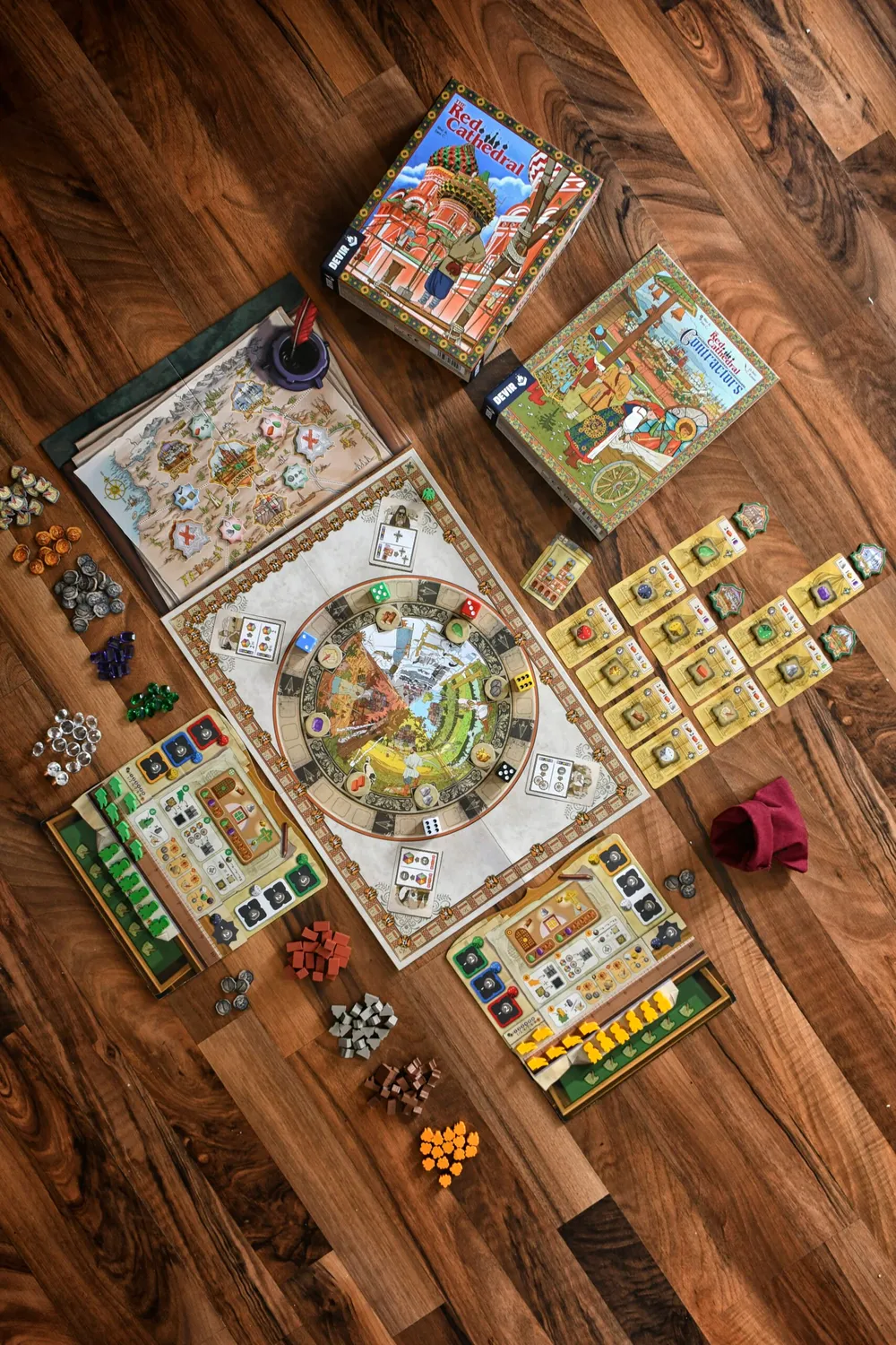 Kosmos The Red Cathedral Contractors expansion brädspel strategi