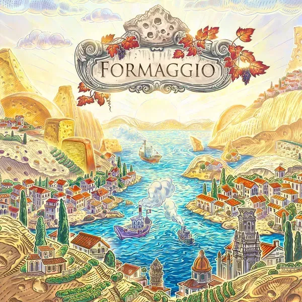 Dragon's Lair Formaggio brädspel 1-4 spelare oststrategi