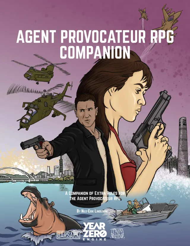 Dragon's Lair Agent Provocateur RPG Companion rollspel spion