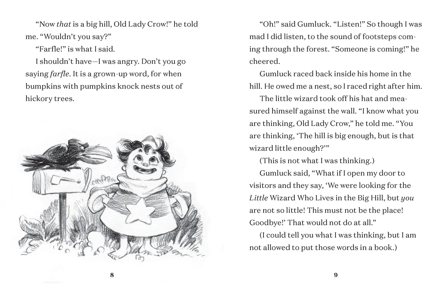 Games Room Story of Gumluck the Wizard barnbok fantasy