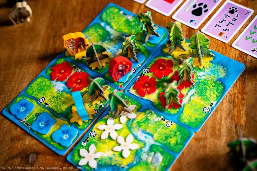 Hutan Life in the Rainforest brädspel engelsk utgåva 2–4 spelare