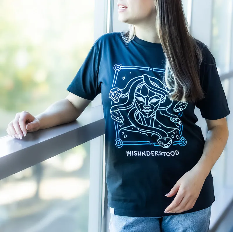 Orange Nebula Misunderstood Medusa t-shirt S-4XL tryck