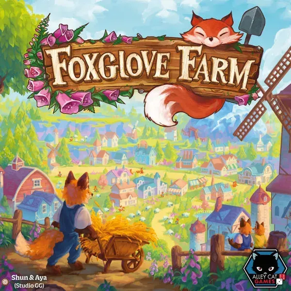 Dragon's Lair Foxglove Farm brädspel stadsbyggare 2–4 spelare
