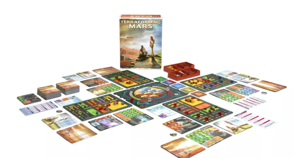 Terraforming Mars Ares Expedition Neoprene Play Mats spelmatta 2-pack