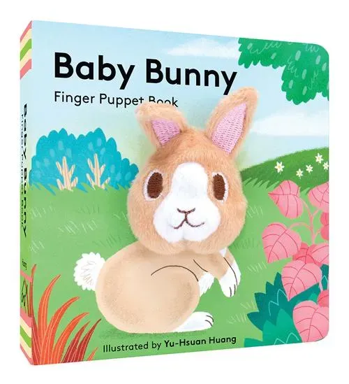 Games Room Baby Bunny Finger Puppet Book pekbok kanin