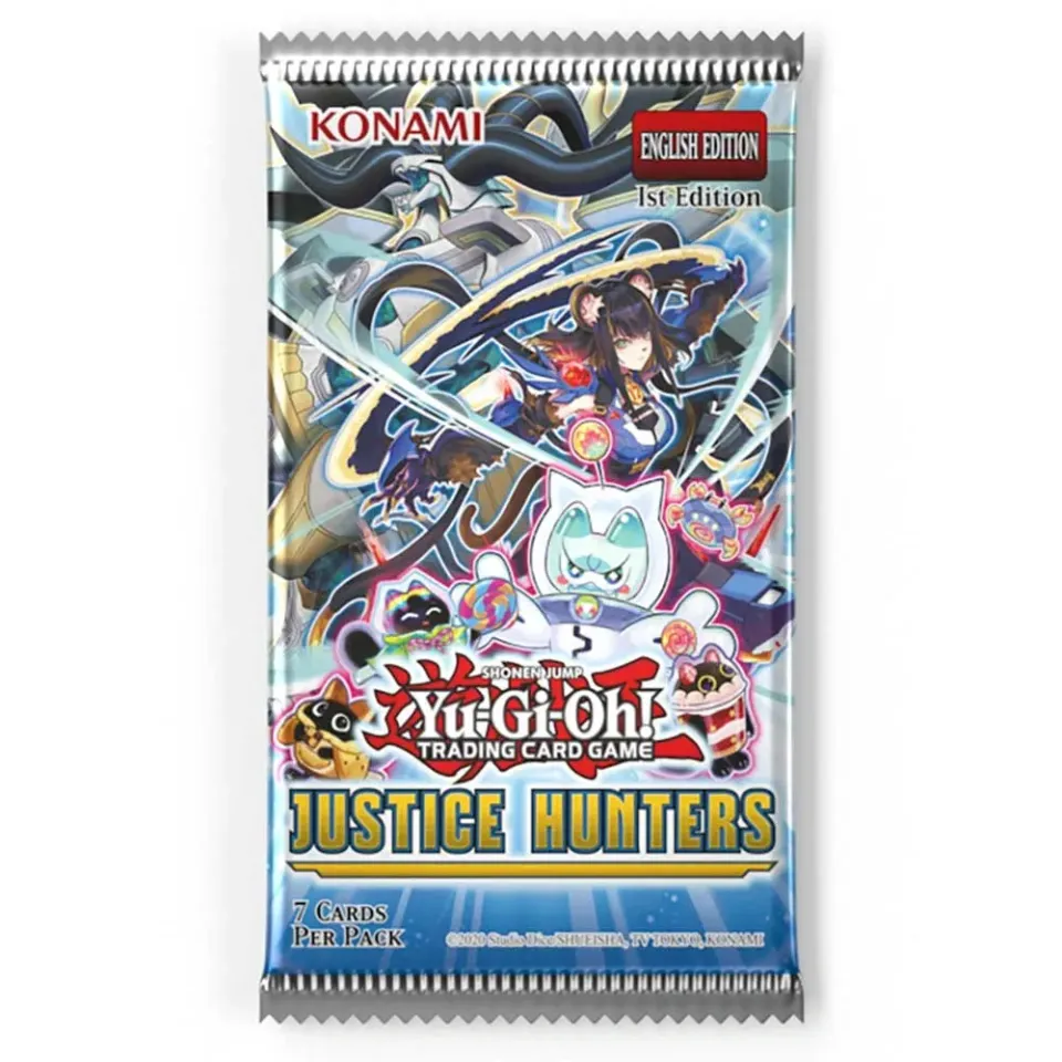 Yu-Gi-Oh! Justice Hunters boosterpack 7 kort
