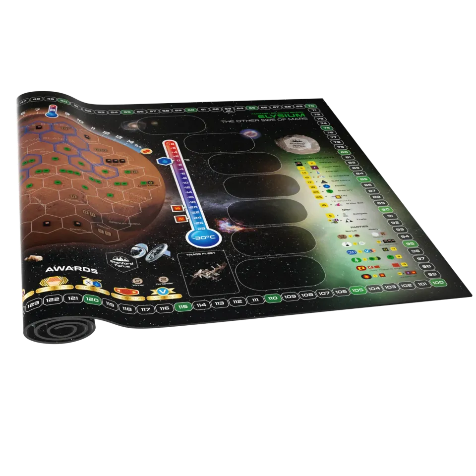 Terraforming Mars Fan-Made Boards spelmatta neopren 82x50