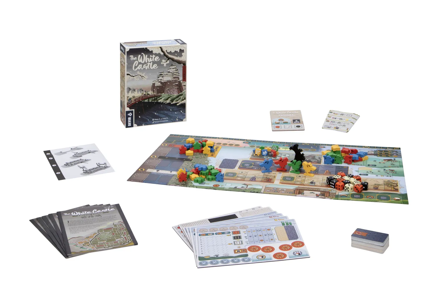 Kosmos The White Castle brädspel strategi Himeji