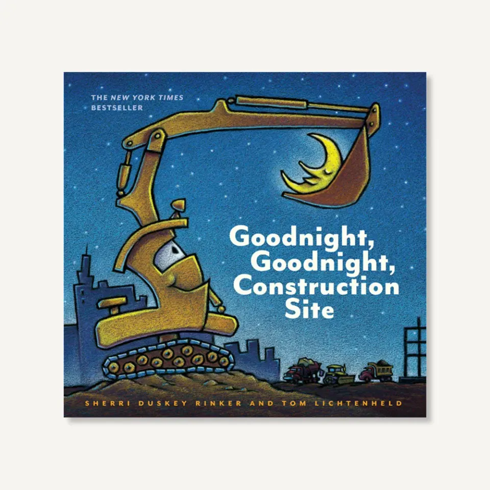 Games Room Goodnight Construction Site barnbok fordon