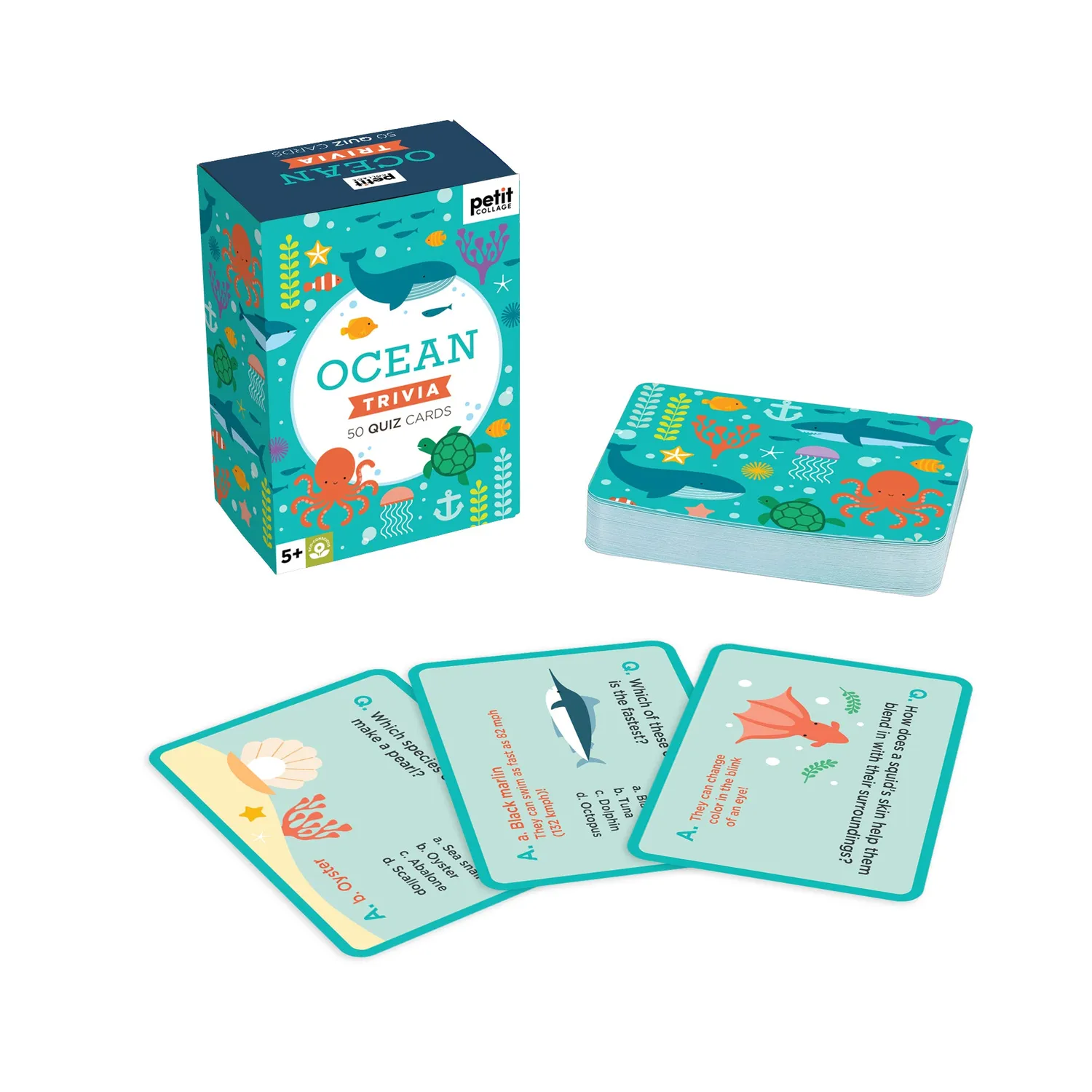 Games Room Ocean Trivia frågespel hav djur 6-8 år