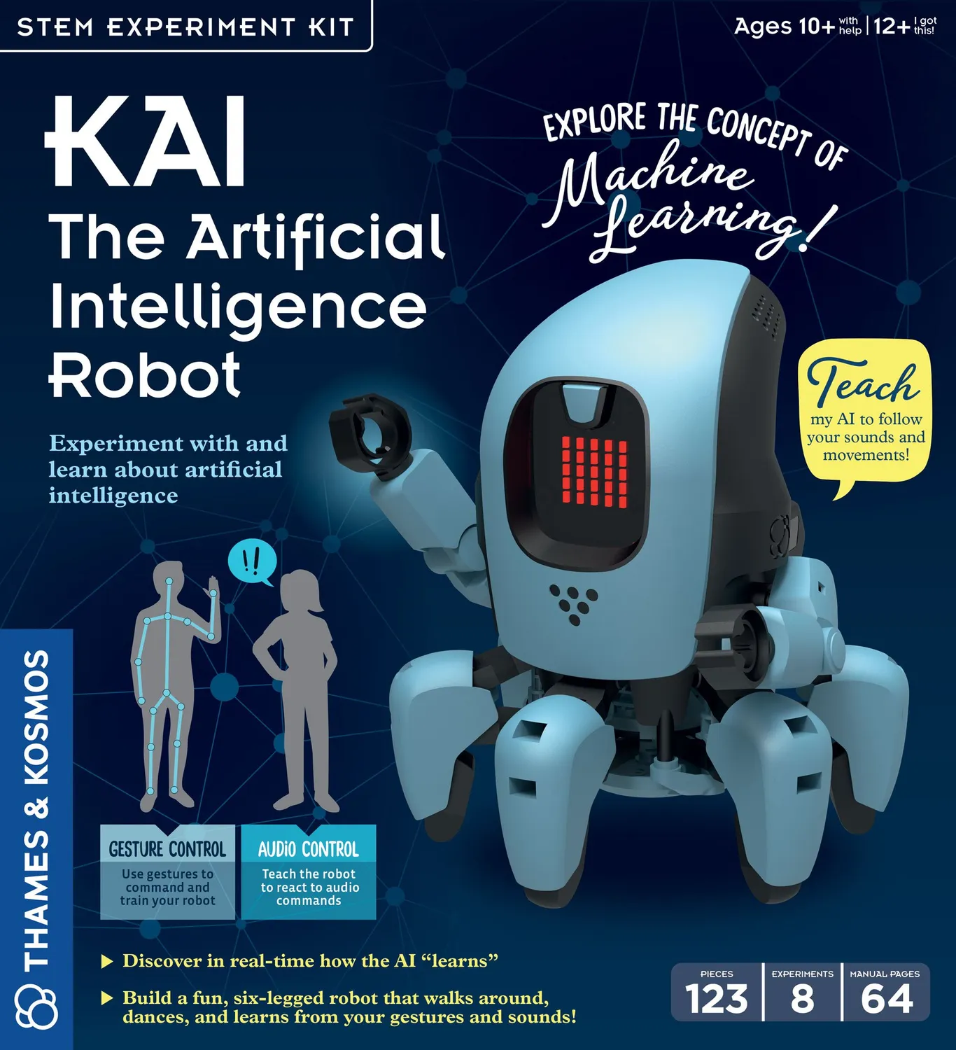 Kosmos KAI Artificial Intelligence Robot programmerbar 6-bent