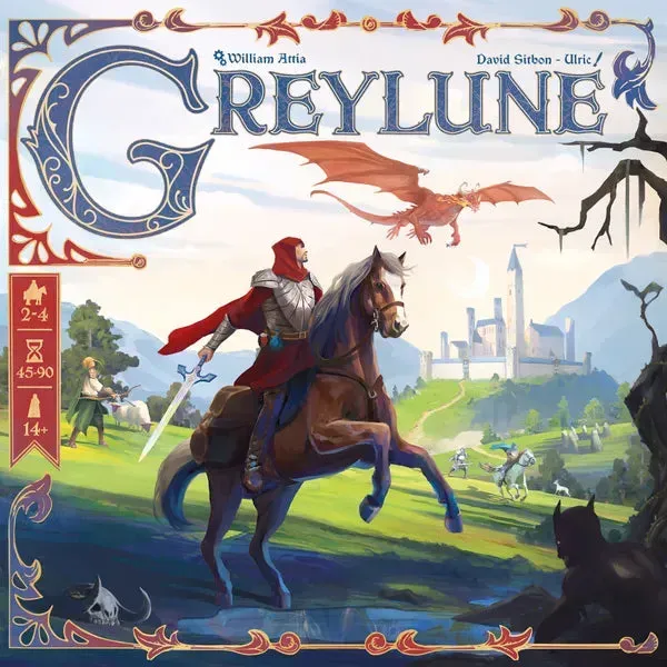 Dragon's Lair Greylune brädspel worker placement 2-4 spelare