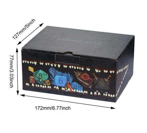 Dragon's Lair Liten Mimic Dice Chest tärningsbox