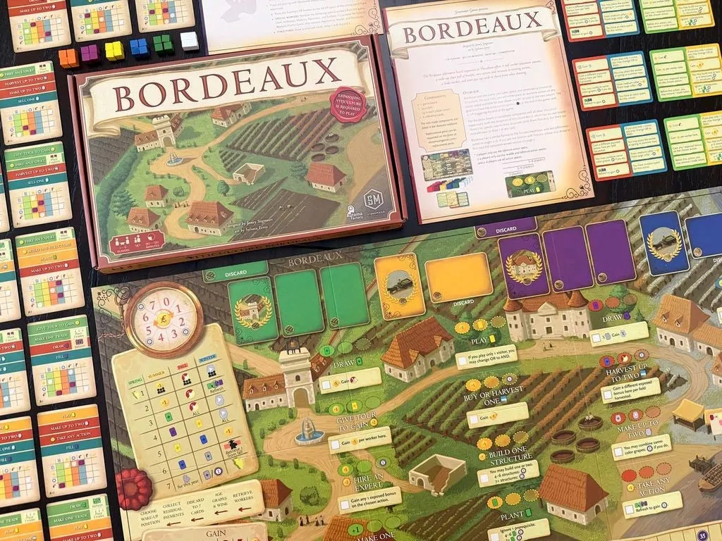Viticulture Bordeaux Expansion brädspel 1–6 spelare