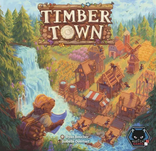 Dragon's Lair Timber Town brädspel bäver 2 spelare