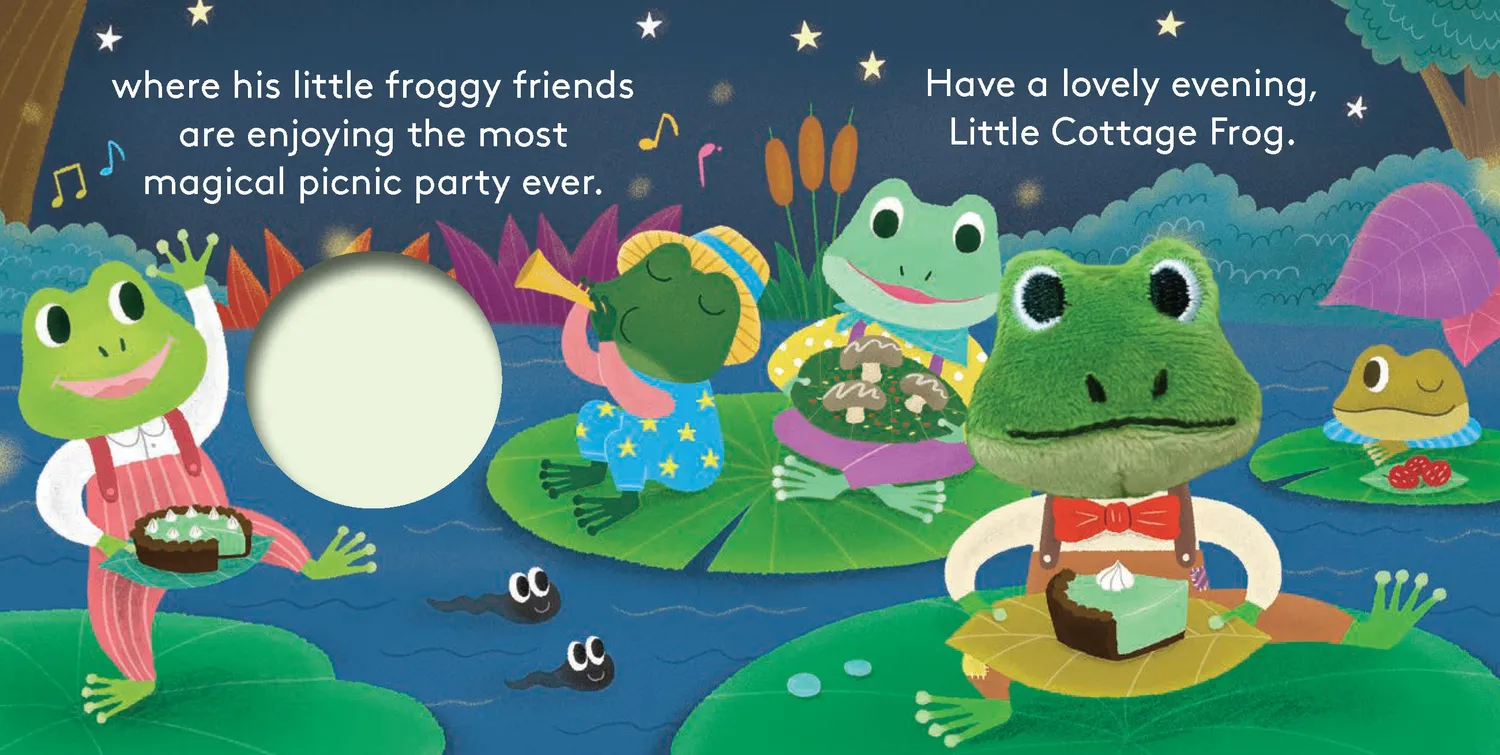 Games Room Little Cottage Frog pekbok groda