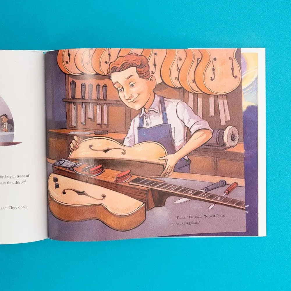 Games Room Guitar Genius barnbok 6–8 år Les Paul