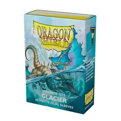 Dragon Shield Matte Dual kortfickor Glacier Miniom 60-pack Japanese