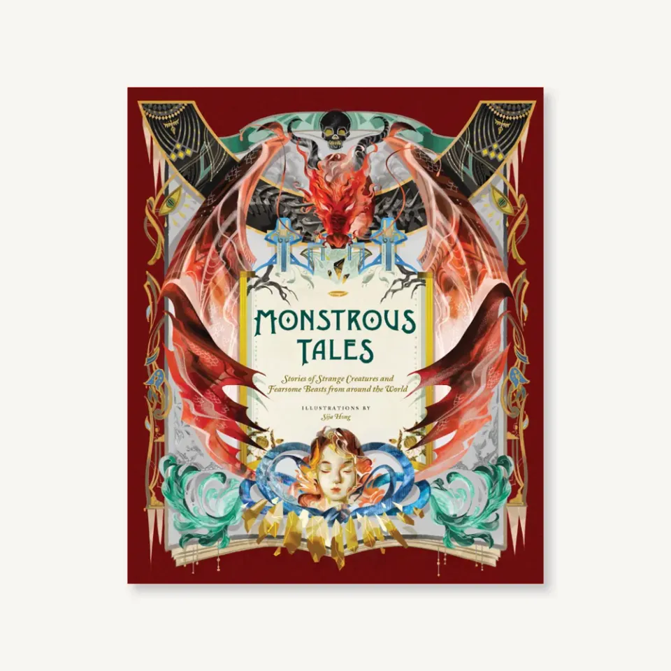 Games Room Monstrous Tales sagobok illustrerad inbunden