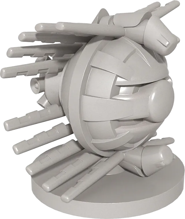 Pendragon Game Studio Starship Interstellar Governative Probe miniatyr plast