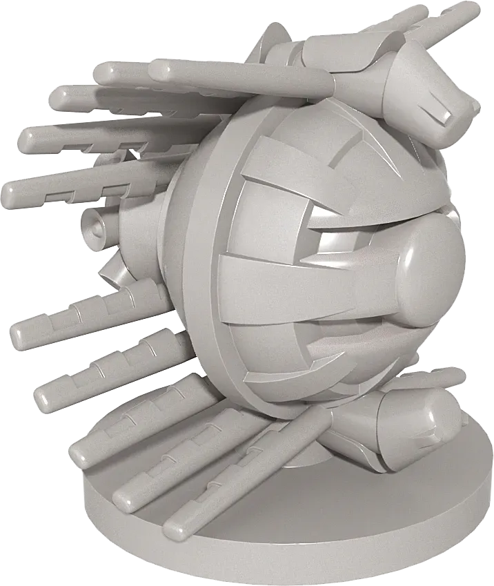 Pendragon Game Studio Starship Interstellar Governative Probe miniatyr plast