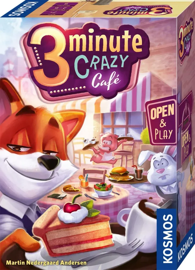 Kosmos Games Open & Play 3 Minute Crazy Cafe kortspel