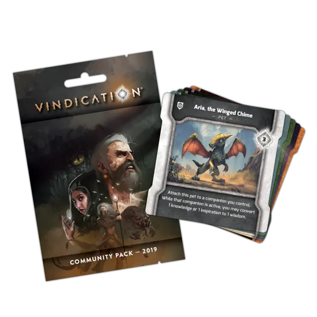 Orange Nebula Vindication Community Card Pack 2019 expansionskort 12-pack