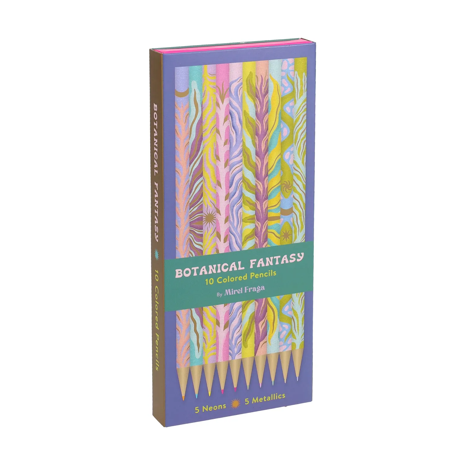 Games Room Botanical Fantasy färgpennor 10-pack neon